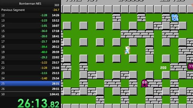 Bomberman (NES) Speedrun 52:11 смотреть онлайн
