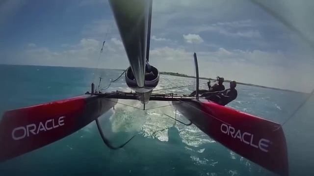 Oracle Team USA Flying Phantom capsize in Bermuda смотреть онлайн