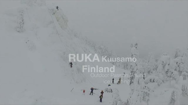 RUKA Kuusamo Finland Jääkiipeily смотреть онлайн