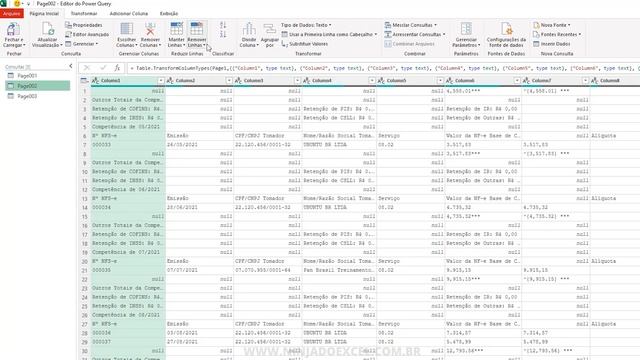 Como Importar PDF para o Excel (Exemplo Prático com Power Query) - Passo a Passo смотреть онлайн
