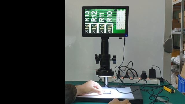LAPSUN 9 inch LCD Monitor Built in C mount Microscope Camera(2.25X-180X) смотреть онлайн