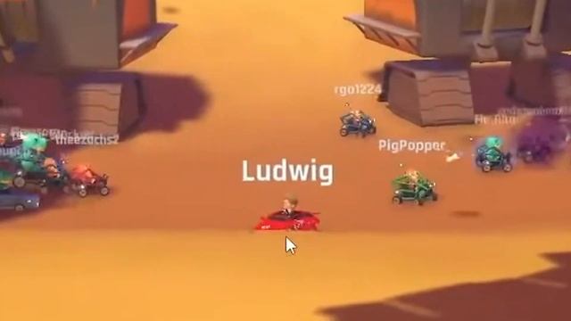 Nitro: Stream Racing | Ludwig's First Play Test! | Closed Alpha смотреть онлайн