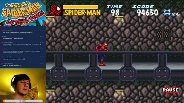 The Amazing Spider-Man: Lethal Foes (SNES) Прохождение - Часть 2.3 - Hard смотреть онлайн