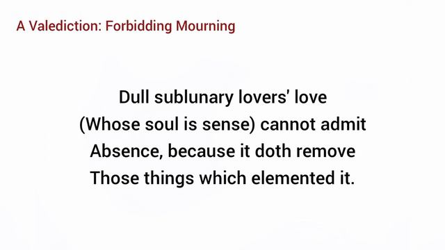 A Valediction : Forbidding Mourning by John Donne || বাংলা লেকচার || 16th and 17th century poem смотреть онлайн