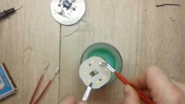 Пайка SMD Светодиодов. смотреть онлайн