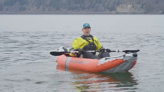 Review Of Intex Excursion Pro Inflatable Fishing Kayak  |  Cheapest Fishing Kayak Ever!
