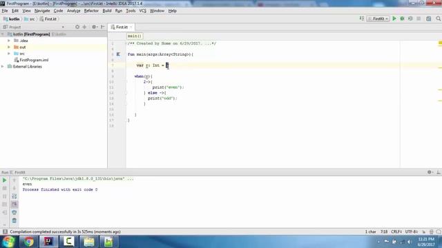 kotlin - switch case replace by when statement смотреть онлайн