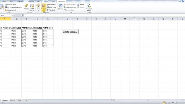 Macro tutorial - How to delete the last row смотреть онлайн