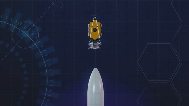 Folding the James Webb Space Telescope to Fit Inside the Ariane V Rocket Fairing смотреть онлайн