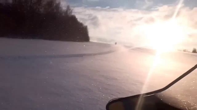 Прохват на снегоходе смотреть онлайн