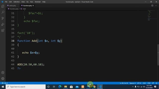 User Defined Functions in php смотреть онлайн