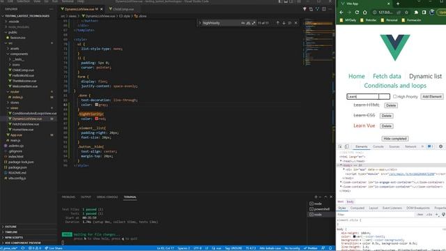 Dynamic List v3 Vue3 смотреть онлайн