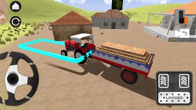 Indian Tractor Simulator 3D Gameplay - Farming Tractor Trolley Driving Simulator - Tractor Games #1 смотреть онлайн