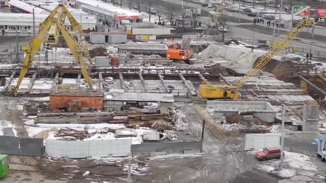 Строительство метро.Харьков,Проспект Победы смотреть онлайн