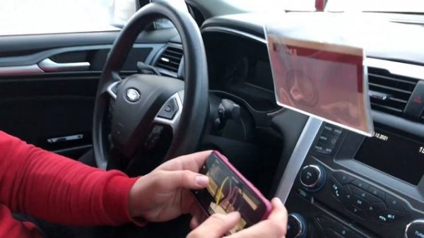 Установка регистратора Ford Fusion USA  через скрытую проводку. Gazer F125