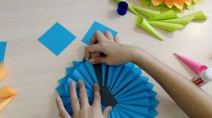 Объемный цветок из бумаги / DIY