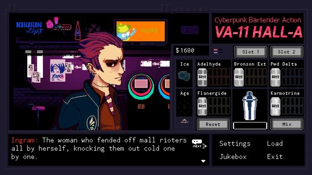 VA-11 Hall-A Cyberpunk Bartender Action | PART 1 смотреть онлайн