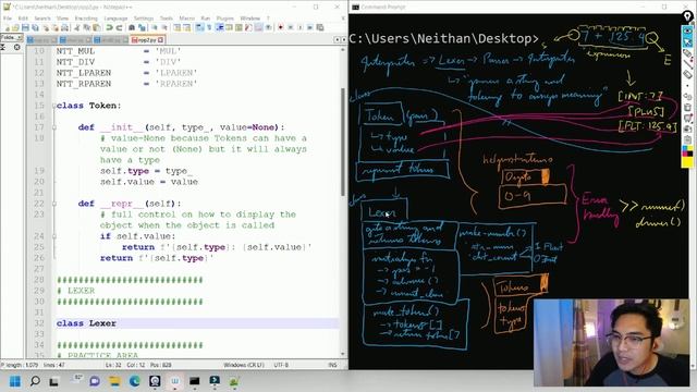 Building your own programming language in Python3 - Part 1: LEXER смотреть онлайн