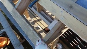 Обрешетка крыши для монтажа ондулина. Начало.