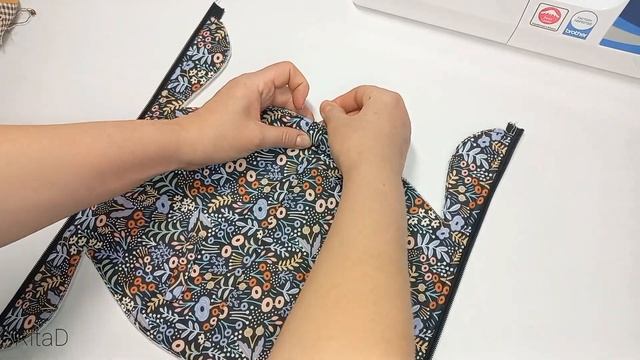 DIY/ШЬЮ КОСМЕТИЧКУ/ПОДРОБНЫЙ МАСТЕР-КЛАСС #шьюсама #своимируками #дляначинающих