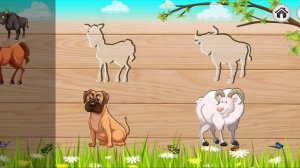 Собираем пазлы для детей - Животные, звуки животных