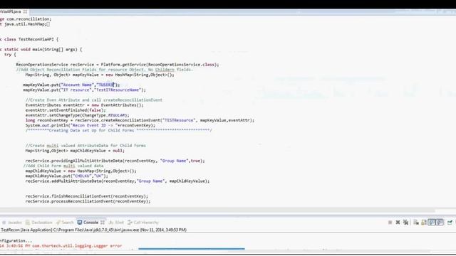OIM 11G R2 + Generic Connector Reconciliation Via JAVA API смотреть онлайн