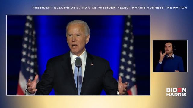 President-elect Joe Biden & Vice President-elect Kamala Harris Address the Nation смотреть онлайн