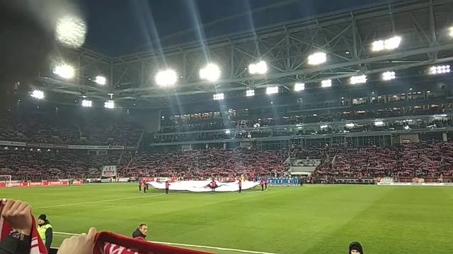 Спартак Москва - Зенит Петербург 17.03.19. Гимн Спартака. Spartak Moskva -Zenit Saint-Petersburg. смотреть онлайн