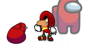 Mini Crewmate Kills Knuckles Characters | Among Us