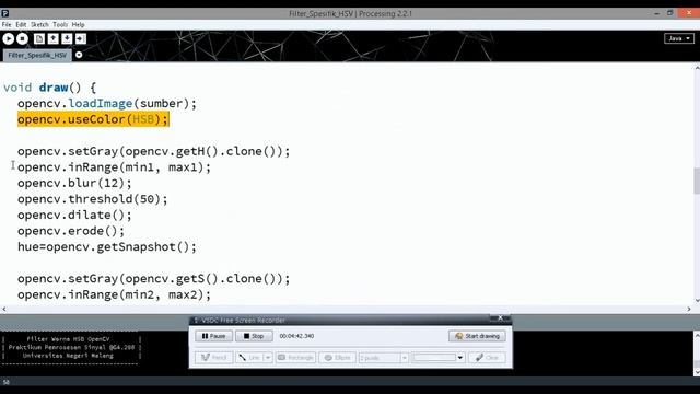 HSV Filter Using OpenCV for Processing - Specific Color Filtering смотреть онлайн