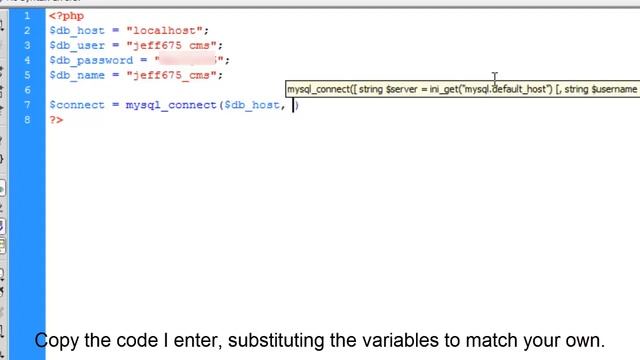 How to make a CMS in PHP - Part 2: Connecting to the database смотреть онлайн