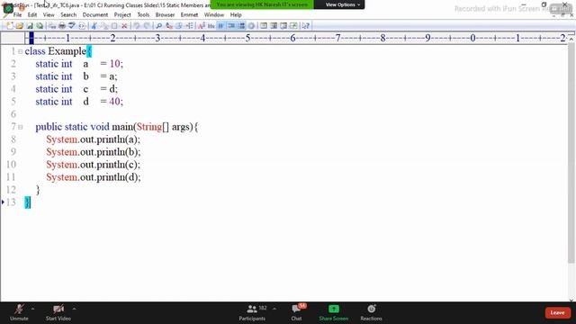illegal forward reference || recursive method ||constructor call. || Core java fundamentals смотреть онлайн
