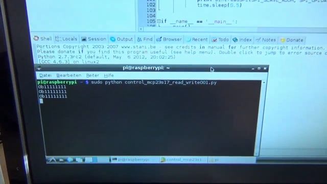 Die Ansteuerung des Port-Expanders MCP23S17 über den Raspberry Pi (Teil 2) смотреть онлайн