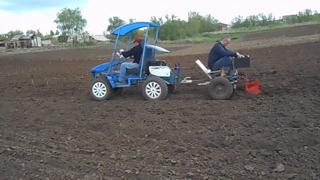 Мини-трактор из мотоблока нева. Оребургская версия.