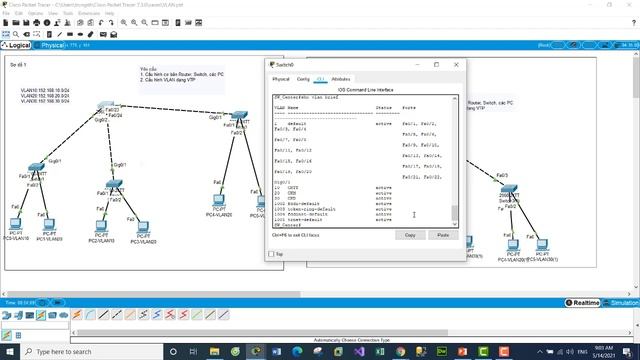 Virtual LAN, VTP, Inter-VLAN Routing смотреть онлайн