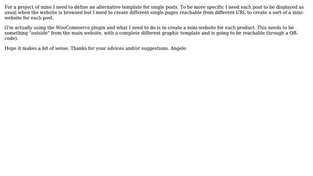 Wordpress: Wordpress, alternative single post template смотреть онлайн