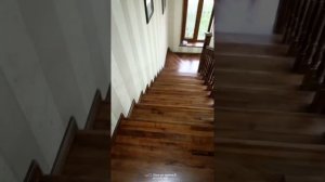 Реставрация деревянной лестницы из ореха