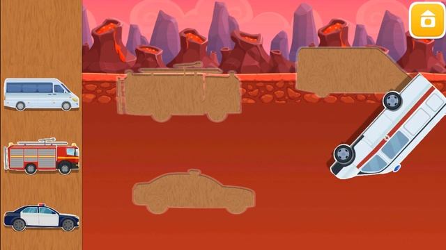 Car puzzle video for kids | Learn vehicles game for toddlers cartoon смотреть онлайн