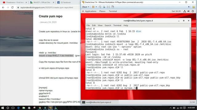 How to create yum repository step by step | oracle database installation | sinhala part 4 смотреть онлайн