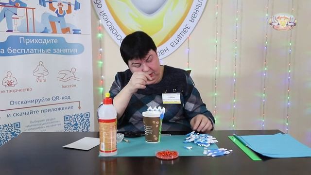 Ваза из ватных палочек смотреть онлайн