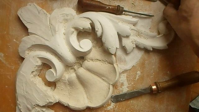 Гипсовая лепнина. Изготовления лепнины старинным способом. смотреть онлайн