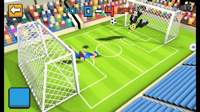 Обзор игры CUBIC SOCCER (красные выграли (^-^) смотреть онлайн
