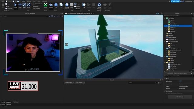 How To Make A Sword Fight And Flex Your Time Game In Roblox Studio (FREE KIT) смотреть онлайн
