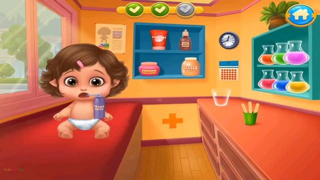 Fun Baby Care Games | Play With Naughty Twins | Doctor Game For Kids смотреть онлайн