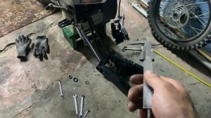 Решаю проблему маятника RACER 250 K2 #k2 #panther #эндуро #racer #мотоцикл #dirtbike #кроссовый