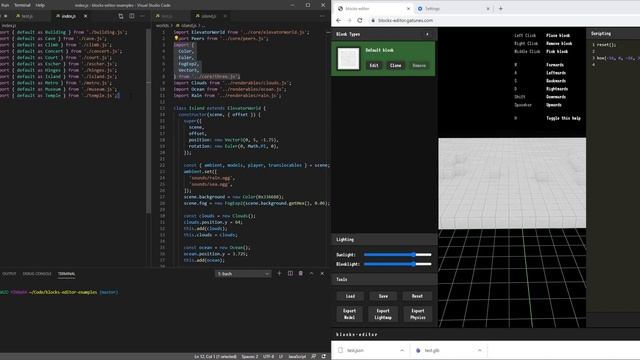Create WebXR voxels worlds from scratch смотреть онлайн