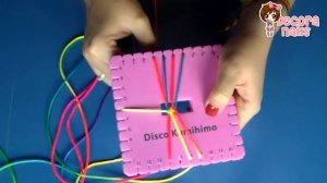 Плетеный браслет Кумихимо.