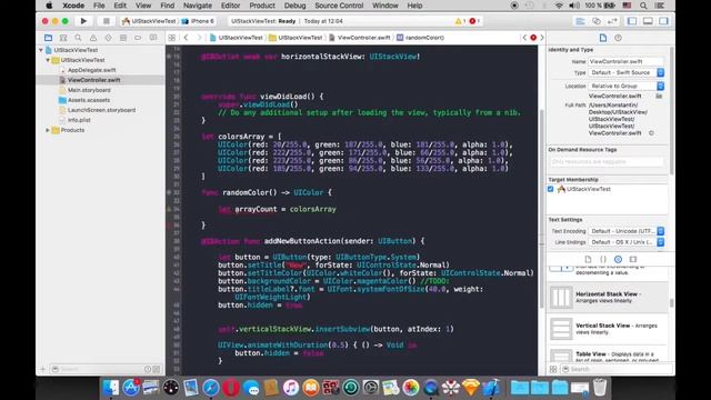 Swift - UIStackView и Autolayout смотреть онлайн
