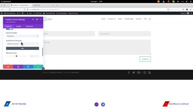 Adding Google reCAPTCHA in Divi Contact Form смотреть онлайн