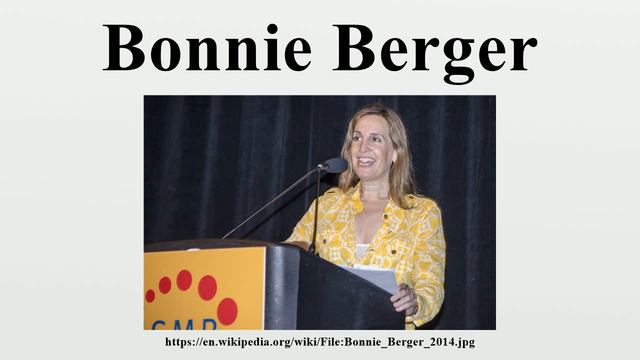 Bonnie Berger смотреть онлайн